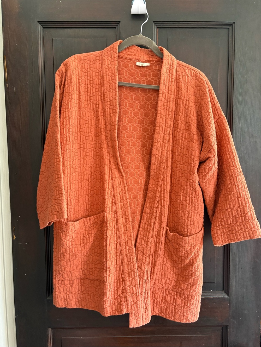 Curator Jules Cardigan in Rust, Size M